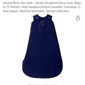 Nested Bean Zen Winter Sleep Sack, 0-6 months (S)